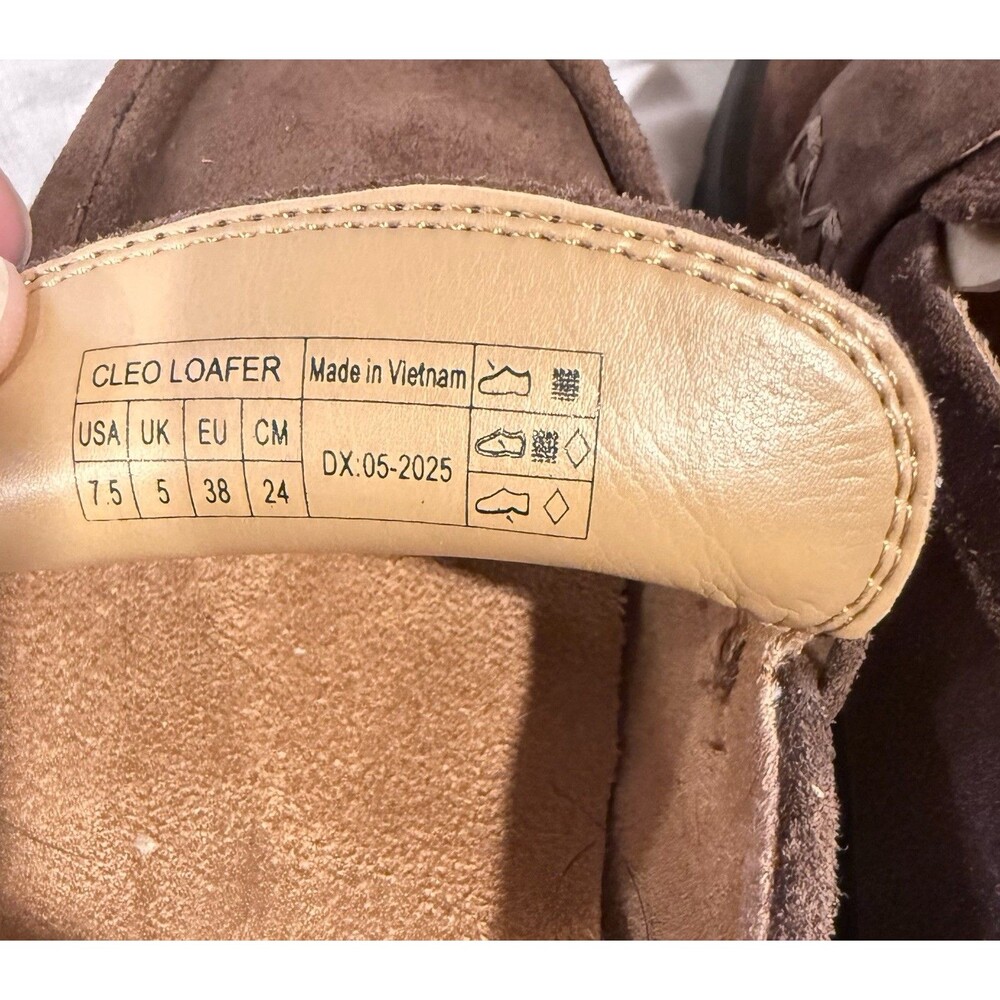 NWOB Vionic Womens Brown Suede Slip On Comfort Loafer US 7.5 EU 38 UK 5 - Picture 10 of 11